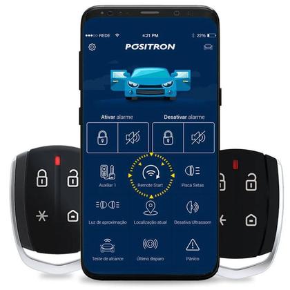 Imagem de Alarme Automotivo Pósitron Cyber PX360BT Universal Sensor De Presença Bluetooth - Positron