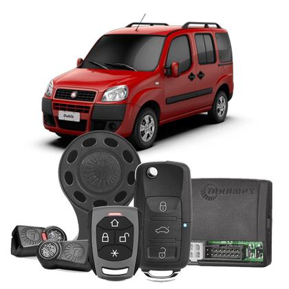 Imagem de Alarme Carro Taramps Tw 20ch G4 Chave Canivete Fiat Doblo