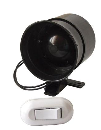 Imagem de Alarme com 2 Sensores de Movimento Interruptor Liga/Desliga Sirene