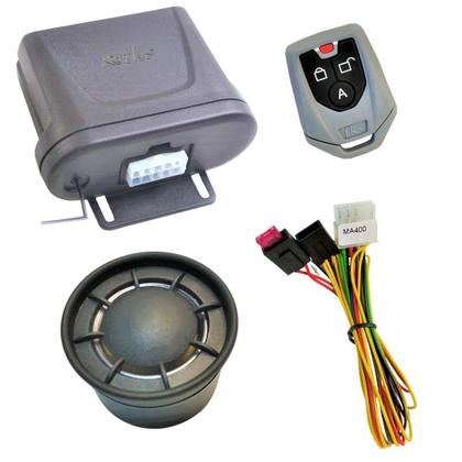 Imagem de Alarme Fks Moto Presenca Inteligente Com Controle Sensor Honda Sirene Compatível Central Vedada Corta Combustível