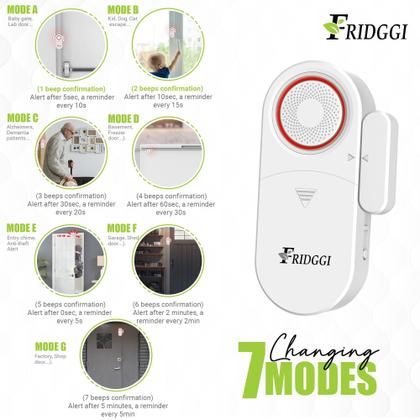Imagem de Alarme FRIDGGI 3 em 1 com porta aberta esquerda com atraso de 80-120dB