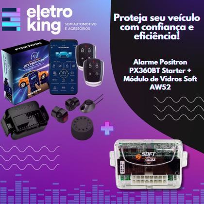 Imagem de Alarme Positron Bt Starter Partida Remota + Modulo Vidro 2p