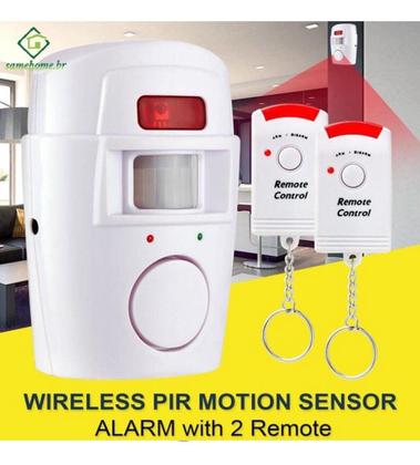 Imagem de Alarme Residencial E Comercial  Sensor Sem Fio Sirene 2 Cont
