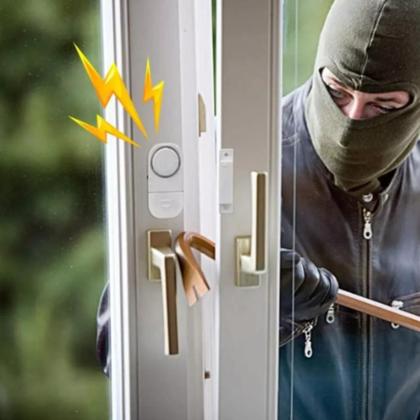 Imagem de Alarme sensor porta janela magnetico anti roubo sirene sem