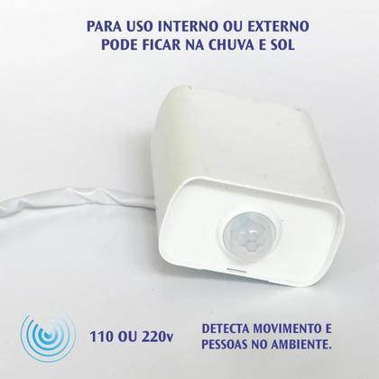 Imagem de Alarme Sirene Com Sensor De Movimento Interruptor Bivolt Segurança Casa