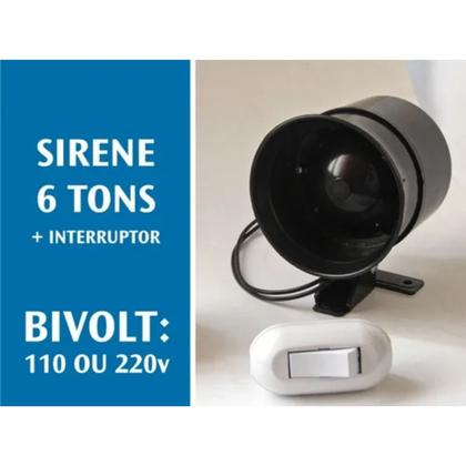 Imagem de Alarme Sirene Com Sensor De Movimento Interruptor Bivolt Segurança Casa