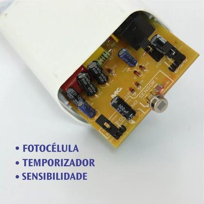 Imagem de Alarme Sirene Com Sensor De Movimento Interruptor Bivolt Segurança Casa
