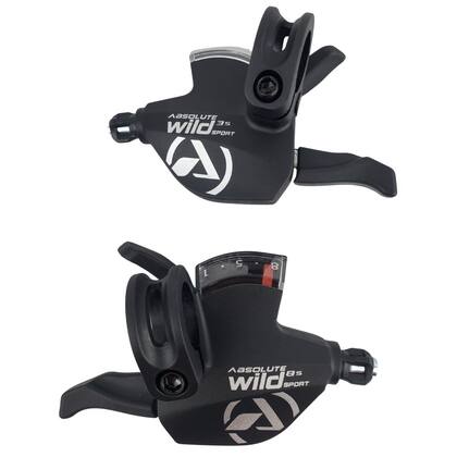 Imagem de Alavanca Absolute Wild Sport 3x8v Index Bike Mtb C/ Cabos