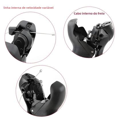 Imagem de Alavancas De Freio E Troca De Marchas MicroNEW Compatíveis Com Shimano Para Bicicleta De Estrada 3x7