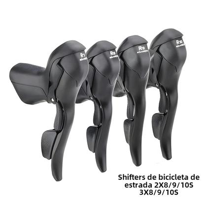Imagem de Alavancas De Freio E Troca De Marchas MicroNEW Compatíveis Com Shimano Para Bicicleta De Estrada 3x7