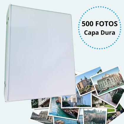Imagem de Álbum 500 Fotos 10x15 Capa Básica Universal  Familia Aniversário Bebê Batizado