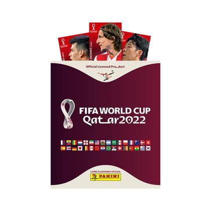 Imagem de Álbum Completo Copa Do Mundo Fifa Qatar 2022 Capa Dura Prata + Kit de atualização + Figurinhas da Coca-Cola