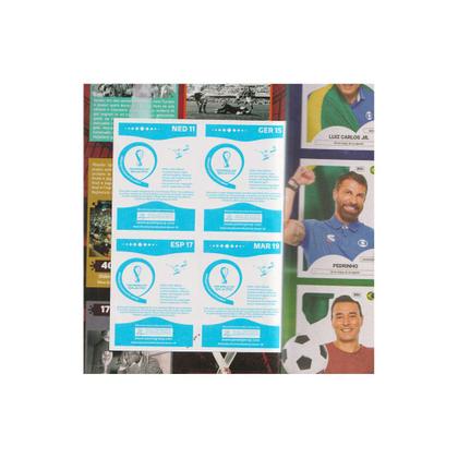 Imagem de Album Copa 2022 Capa Mole Cortesia Com 11 Figurinhas