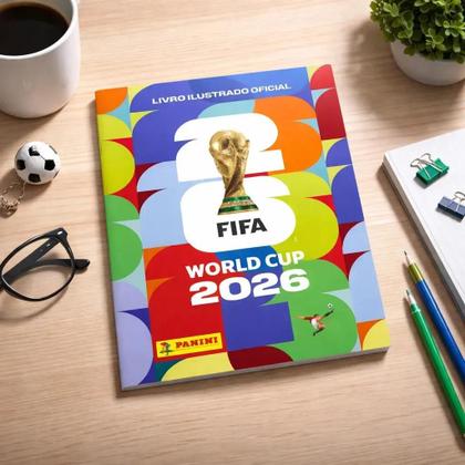 Imagem de Álbum Copa 2026 Original Panini Capa Mole Brochura Envio Imediato Garanta o seu Não deixe Escapar .