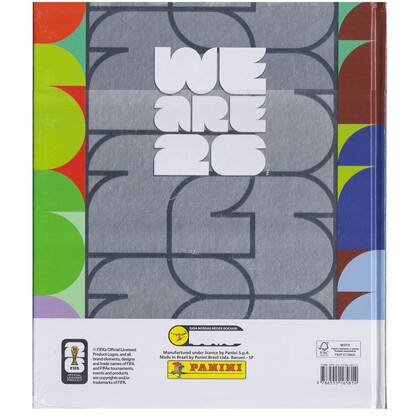 Imagem de Álbum Copa do Mundo FIFA 2026 Capa Dura Prata Oficial Panini Edição Especial Colecionador