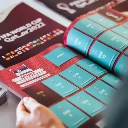 Imagem de Álbum Da Copa 2022 Qatar + 100 Figurinhas KIT com 20 Envelope