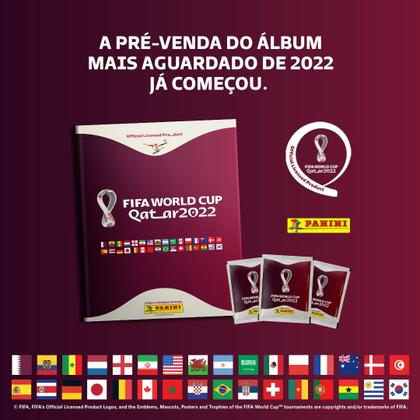 Imagem de Álbum Da Copa 2022 Qatar + 100 Figurinhas KIT com 20 Envelope