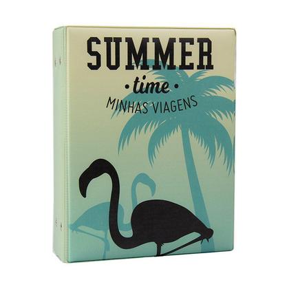 Imagem de Álbum de 500 fotos 10x15 Viagens Flamingo c/ ADESIVOS - 5539 - 6658/383