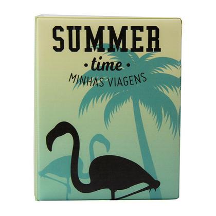 Imagem de Álbum de 500 fotos 10x15 Viagens Flamingo c/ ADESIVOS - 5539 - 6658/383