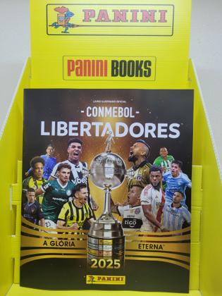 Imagem de Album De Figurinha Capa Dura Conmebol Libertadores 2025, Panini + 30 Envelopes