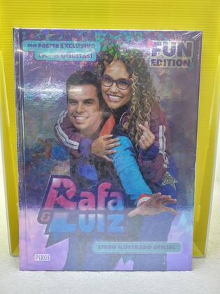 Imagem de Album De Figurinha Capa Dura Rafa e Luiz Com Pôster Exclusivo + 5 Envelopes