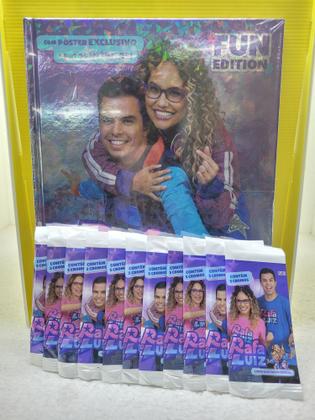 Imagem de Album De Figurinha Capa Dura Rafa e Luiz Com Pôster Exclusivo + 5 Envelopes