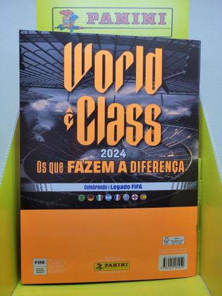 Imagem de Album De Figurinha Capa Mole Fifa World Class 2024, Panini + 30 Envelopes