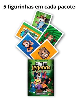 Imagem de Album De Figurinha Craft Legends Minecraft C/75 Figurinhas