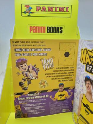 Imagem de Album De Figurinha Oficial Natan Por Aí Panini, Capa Mole - Coleção Exclusiva Influenciador