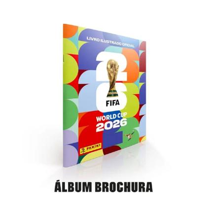 Imagem de Álbum de Figurinhas Panini do Brasil Copa do Mundo 2026 Capa Mole 1 unidade