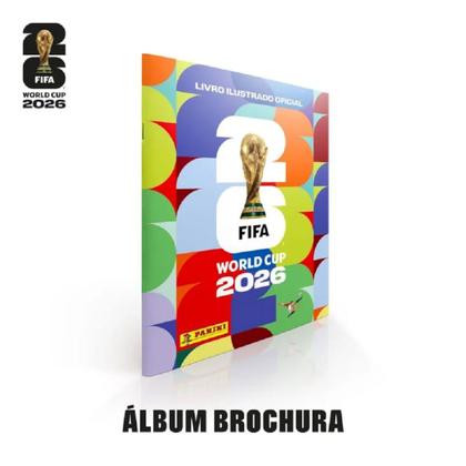 Imagem de Álbum de Figurinhas Panini do Brasil Copa do Mundo 2026 Capa Mole 1 unidade