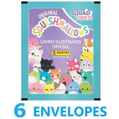 Imagem de Álbum de Figurinhas Squish Mallows Com 30 Figurinhas Oficial 