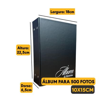 Imagem de Álbum de Fotos 500 Fotos 10x15 TudoPraFoto