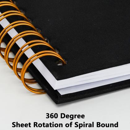 Imagem de Álbum de fotos de álbum de recortes Yopih Linen 30x30cm com 80 páginas