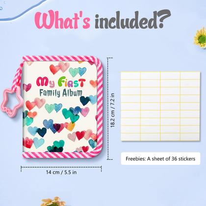 Imagem de Álbum de Fotos de Bebê Fintie - Meu Primeiro Álbum de Família (18 Fotos)