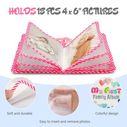 Imagem de Álbum de Fotos de Bebê Fintie - Meu Primeiro Álbum de Família (18 Fotos)
