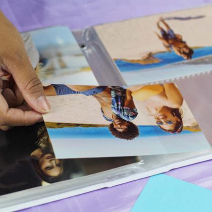 Imagem de Álbum de Fotos Eu Amo Minha Família para 500 Fotos 10x15 com Adesivo - 6658/617