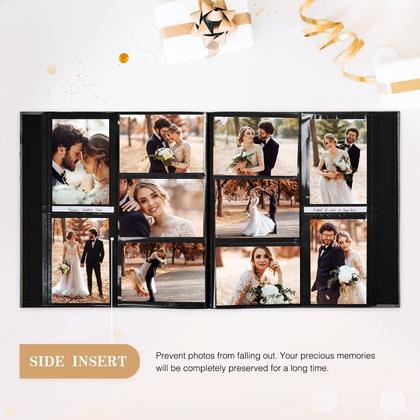 Imagem de Álbum de fotos potricher 10x15cm 1000 fotos Capa de linho cinza