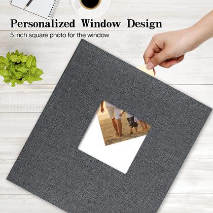 Imagem de Álbum de fotos: potricher Linen Hardcover 10x15cm (600 fotos)