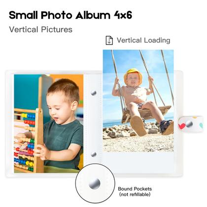 Imagem de Álbum de fotos Ruibytree, 4x6 polegadas e 52 bolsos para casamento em família