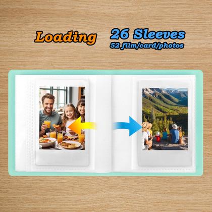 Imagem de Álbum de fotos Ruibytree 52 bolsos para Fujifilm Instax Mini