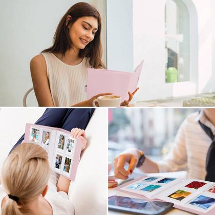 Imagem de Álbum de Fotos Ruibytree com 256 Bolsos para Fujifilm Instax Mini