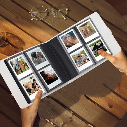 Imagem de Álbum de fotos Ruibytree para câmera Polaroid Go (branco)