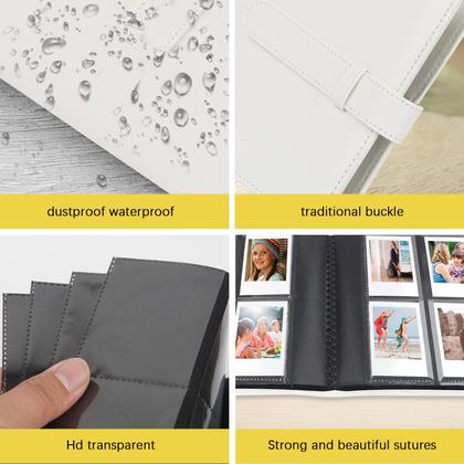 Imagem de Álbum de fotos Ruibytree para câmera Polaroid Go (branco)