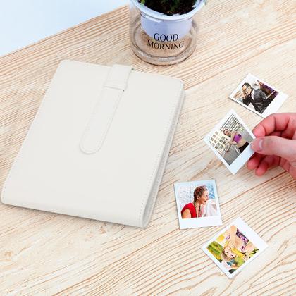 Imagem de Álbum de fotos Ruibytree para câmera Polaroid Go (branco)