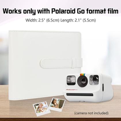 Imagem de Álbum de fotos Ruibytree para câmera Polaroid Go (branco)