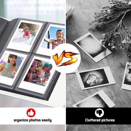 Imagem de Álbum de fotos Ruibytree para câmera Polaroid Go (branco)