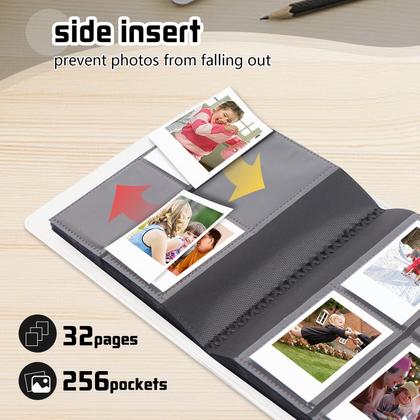 Imagem de Álbum de fotos Ruibytree para Polaroid Go Camera 256 fotos