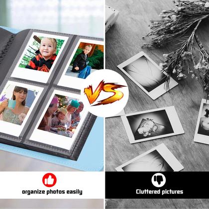 Imagem de Álbum de fotos Ruibytree para Polaroid Go Camera (azul)