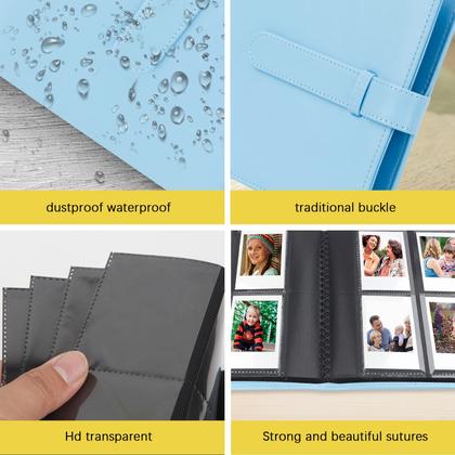 Imagem de Álbum de fotos Ruibytree para Polaroid Go Camera (azul)